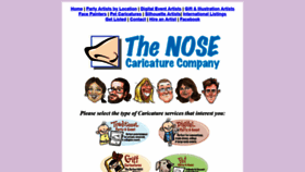 What The-nose.com website looked like in 2019 (4 years ago)