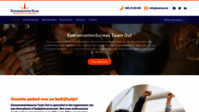 What Team-out.nl website looked like in 2019 (4 years ago)