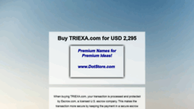 What Triexa.com website looked like in 2019 (4 years ago)