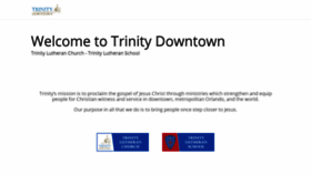 What Trinitydowntown.com website looked like in 2019 (4 years ago)