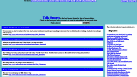 What Talk-sports.net website looked like in 2019 (4 years ago)
