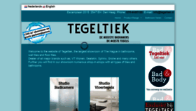 What Tegeltiek.nl website looked like in 2019 (4 years ago)