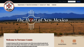What Torrancecountynm.org website looked like in 2019 (4 years ago)