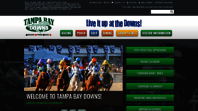 What Tampabaydowns.com website looked like in 2019 (4 years ago)