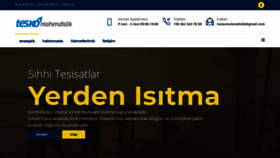 What Teskomuhendislik.com website looked like in 2019 (4 years ago)