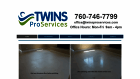 What Twinsproservices.com website looked like in 2019 (4 years ago)