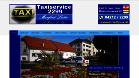 What Taxi-austria.com website looked like in 2019 (4 years ago)