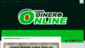 What Tododineroonline.com website looked like in 2019 (4 years ago)