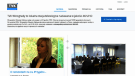 What Tvkwinogrady.pl website looked like in 2019 (4 years ago)