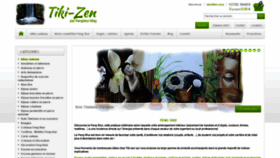 What Tiki-zen.com website looked like in 2019 (4 years ago)