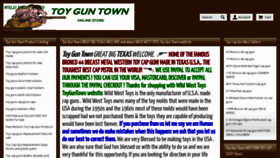 What Toyguntown.com website looked like in 2019 (4 years ago)