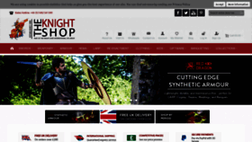 What Theknightshop.co.uk website looked like in 2019 (4 years ago)