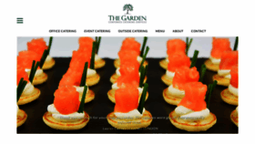 What Thegardencatering.com website looked like in 2019 (4 years ago)