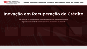 What Trctaborda.com.br website looked like in 2019 (4 years ago)