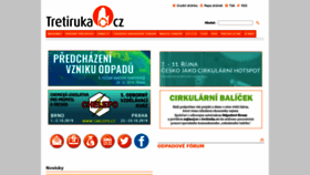 What Tretiruka.cz website looked like in 2019 (4 years ago)