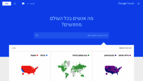 What Trends.google.co.il website looked like in 2019 (4 years ago)