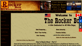What Therockerbox.com website looked like in 2019 (4 years ago)