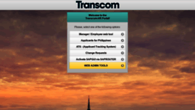 What Transcom-hr.com website looked like in 2019 (4 years ago)