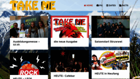 What Takeme.de website looked like in 2019 (4 years ago)