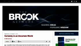 What Thebrooknetwork.org website looked like in 2019 (4 years ago)