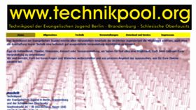What Technikpool.org website looked like in 2019 (4 years ago)