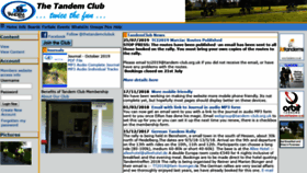 What Tandem-club.org.uk website looked like in 2019 (4 years ago)