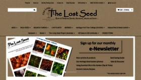 What Thelostseed.com.au website looked like in 2019 (4 years ago)