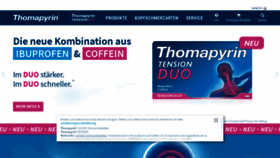 What Thomapyrin.de website looked like in 2019 (4 years ago)