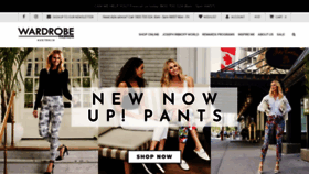 What Thewardrobe.com.au website looked like in 2019 (4 years ago)