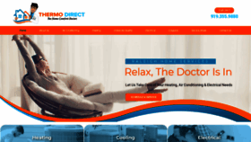 What Thermodirectinc.com website looked like in 2019 (4 years ago)