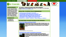 What Tierinserate.ch website looked like in 2019 (4 years ago)