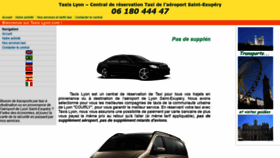 What Taxislyon.com website looked like in 2019 (4 years ago)