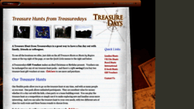 What Treasuredays.com website looked like in 2019 (4 years ago)