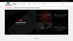 What Techtrends.com website looked like in 2019 (4 years ago)