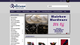 What Theribboncarnival.com website looked like in 2019 (4 years ago)