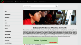 What Teacherhelp.in website looked like in 2019 (4 years ago)