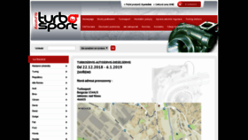 What Turbosport.cz website looked like in 2019 (4 years ago)