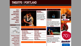 What Theatreinportland.com website looked like in 2019 (4 years ago)