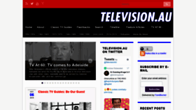 What Televisionau.com website looked like in 2019 (4 years ago)
