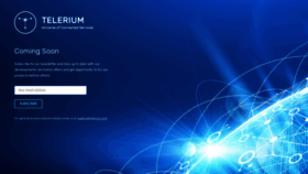 What Telerium.com website looked like in 2019 (4 years ago)