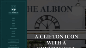 What Thealbionclifton.co.uk website looked like in 2019 (4 years ago)