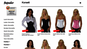 What The-corset.de website looked like in 2019 (4 years ago)