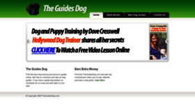 What Theguidesdog.com website looked like in 2019 (4 years ago)