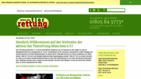 What Tierrettungmuenchen.de website looked like in 2019 (4 years ago)