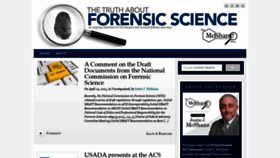 What Thetruthaboutforensicscience.com website looked like in 2019 (4 years ago)