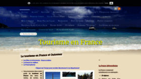 What Tourisme-france.info website looked like in 2019 (4 years ago)