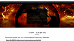 What Terra-kurier.de website looked like in 2019 (4 years ago)