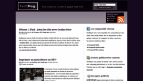 What Techmag.fr website looked like in 2019 (4 years ago)