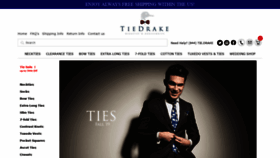 What Tiedrake.net website looked like in 2019 (4 years ago)