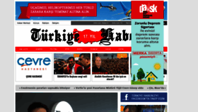 What Turkiyehaberci.com website looked like in 2019 (4 years ago)